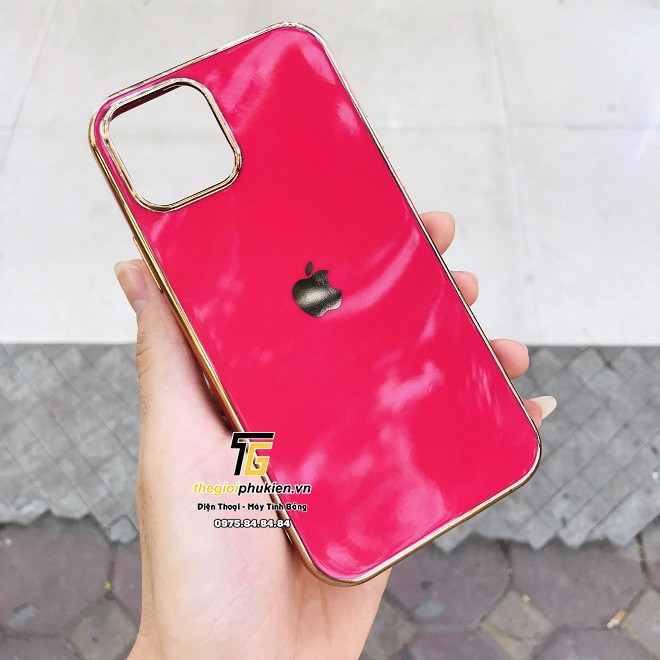 [Hàng mới về] Ốp lưng dẻo màu phủ Ceramic cho iPhone 12, 12 Pro, 12 Pro Max