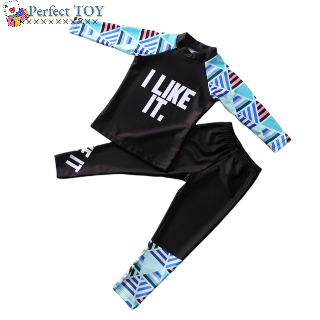 Bộ Đồ Bơi Tay Dài Chống Nắng Nhanh Khô Cho Bé