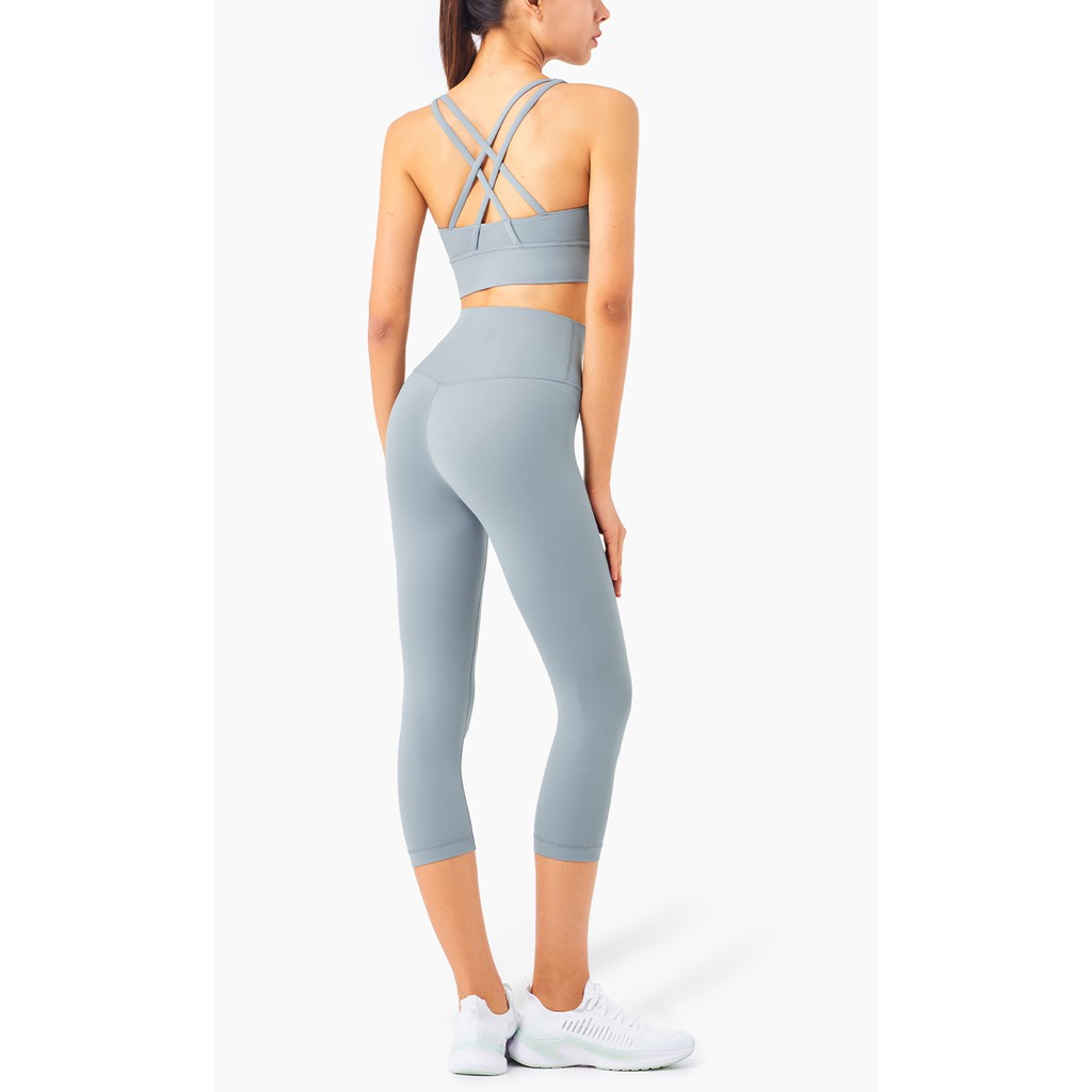 Set Đồ Tập Yoga/Thể Thao 2 Món Trẻ Trung Năng Động Thoải Mái Cho Nữ