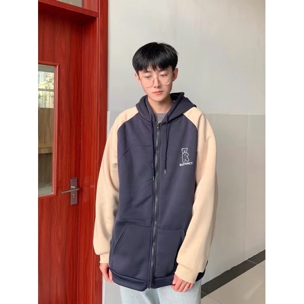 ẢNH THẬT  áo khoác có mũ trùm đầu nam nữ