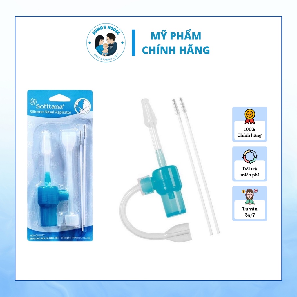 Dụng Cụ Hút Mũi Silicone Softtana/Hanomed