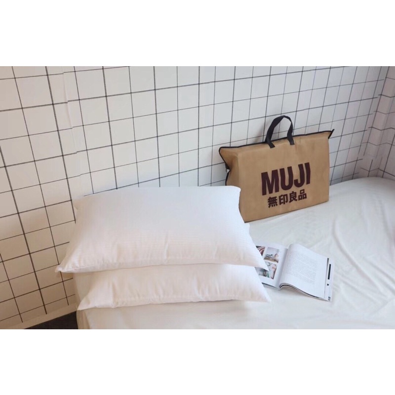Ruột Gối Muji Nhập Khẩu Nguyên Chiếc Kích Thước 50-75 Cm (1 Đôi)