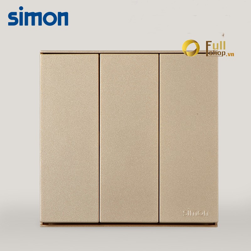 Công tắc ba 1 chiều 16A chuẩn vuông cao cấp Simon E6 721031