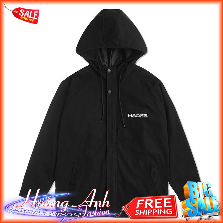 FREESHIP_ ÁO KHOÁC DÙ Hades In Nổi (M1430 - Có Form Rộng XL)