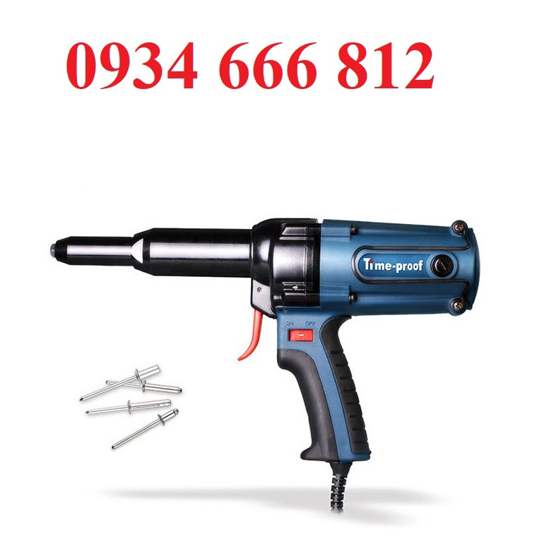 Súng rút đinh rive điện 220v TIME PROOF TAC500 rút đinh nhôm và đinh inox