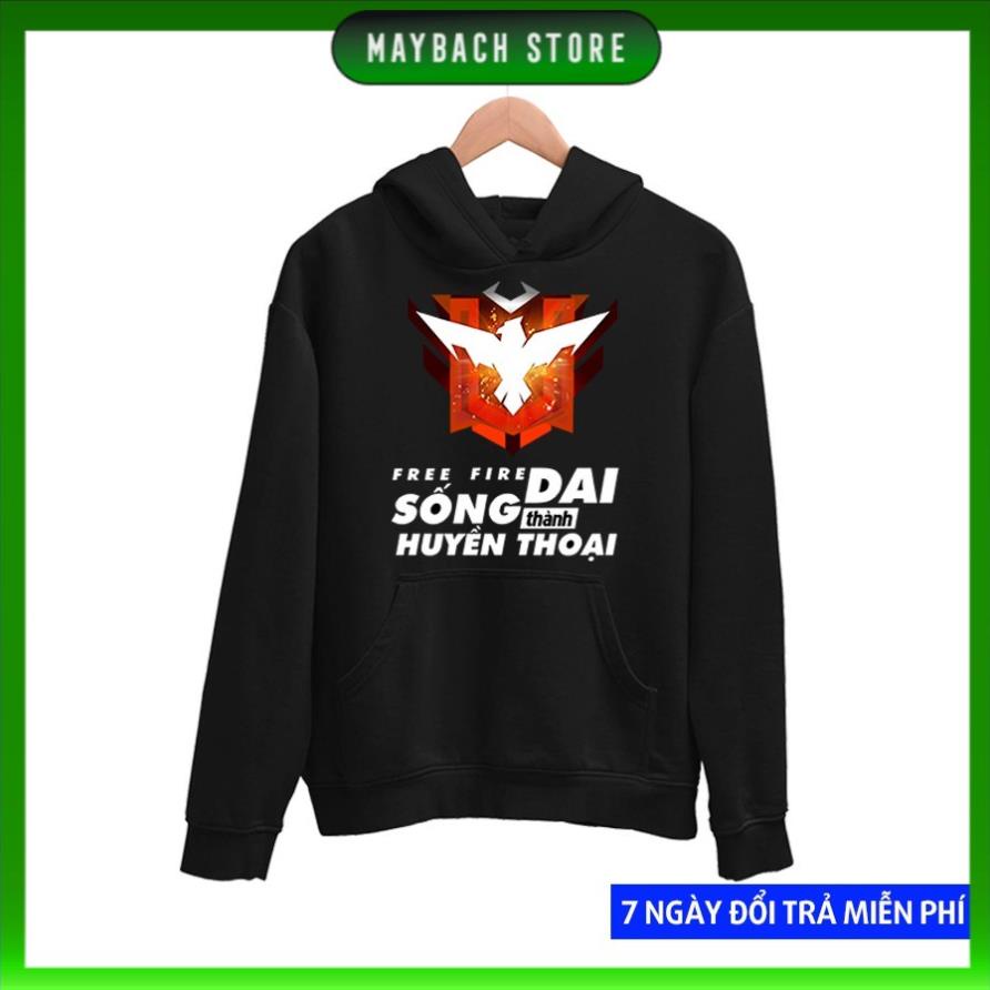 Áo Free Fire - Áo FF - Áo Khoác Free Fire Rank Huyền Thoại