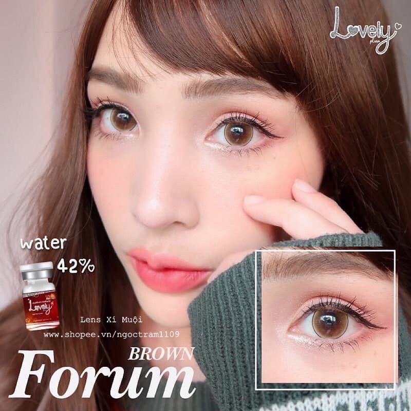 Lens mắt nâu giãn to Forum có độ