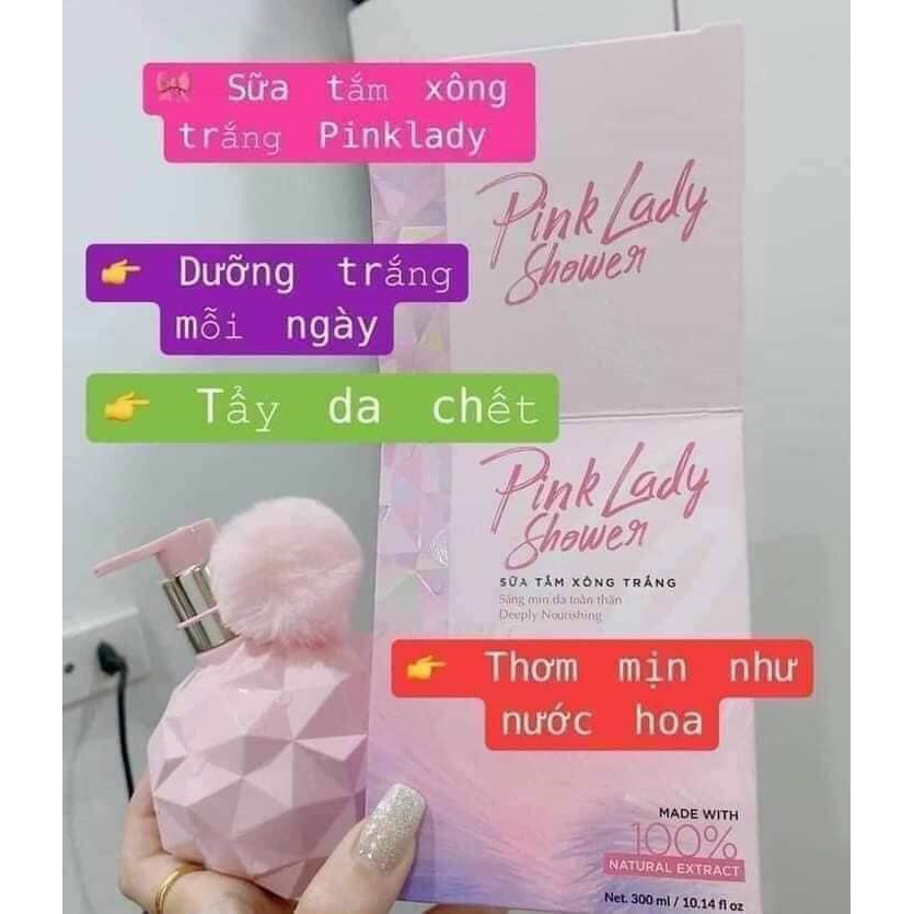 (Sỉ Tận Gốc) Sữa Tắm Nước Hoa Xông Trắng Pink Lady