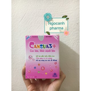 (CHÍNH HÃNG)Cốm cansua3+ bổ sung vitamin và khoáng chất cho trẻ (hộp 14 gói )