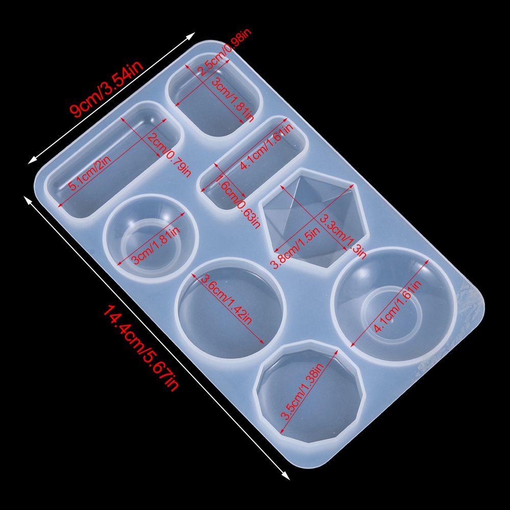 Khuôn Silicone Làm Mặt Vòng cổ Bằng Resin Trong Suốt