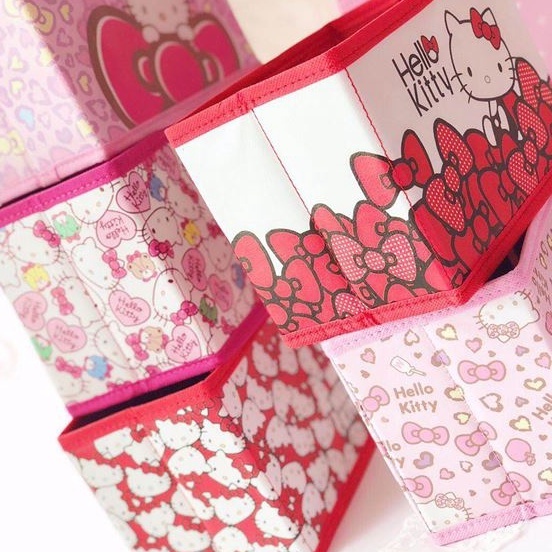 Hộp đựng mỹ phẩm XIAODUOJIAJU để bàn bằng da có thể gấp gọn tiện dụng