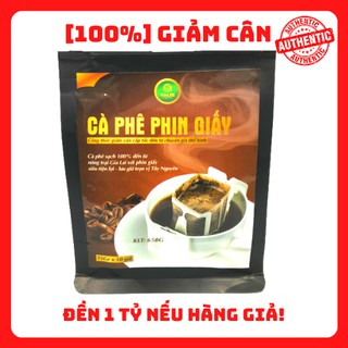 Cafe giảm cân, cà phê phin giấy nalee, giảm mỡ toàn thân, túi hộp 10 gói x 15g