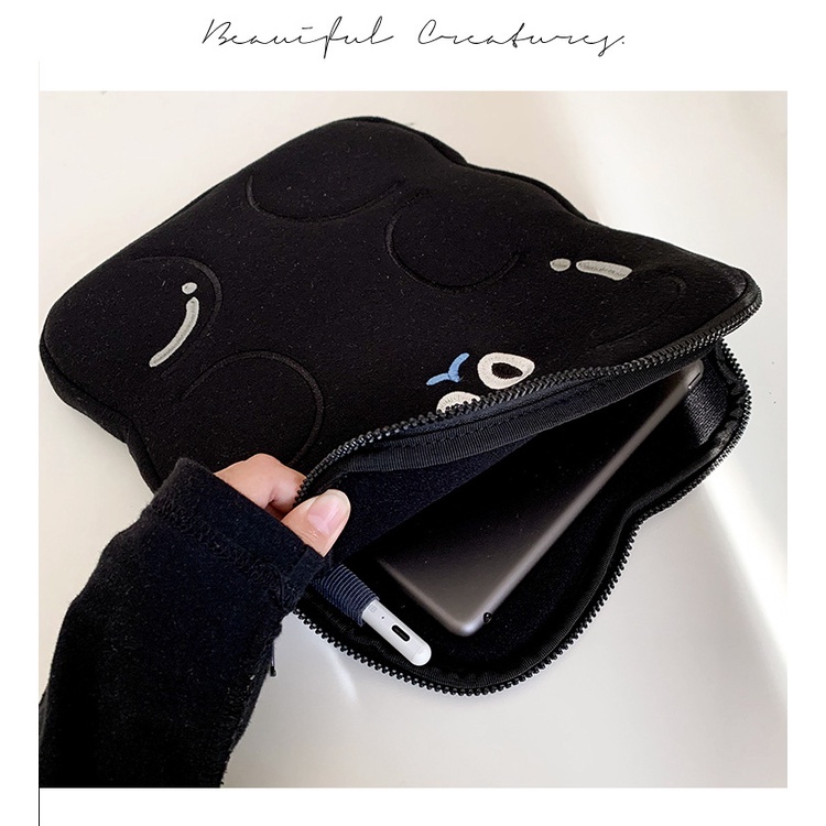 Túi đựng máy tính bảng hình gấu đáng yêu sáng tạo thích hợp cho Pro13 11 inch