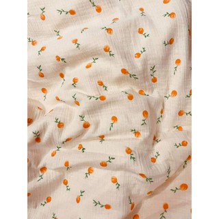 vải xô muslin quả cam