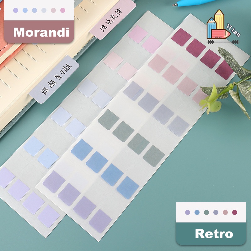 Nhãn Dán Đánh Dấu Trang Sách Màu Sắc Macaron Xinh Xắn