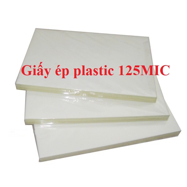 Giấy ép plastic khổ A4 dày 125MIC (KT:220x315mm)