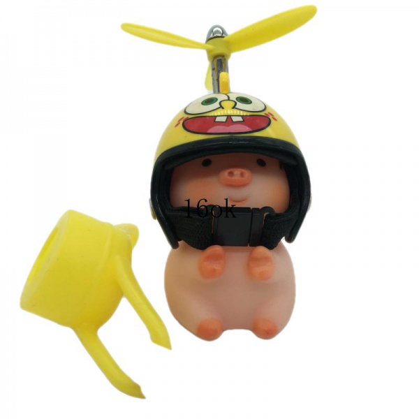 Mô Hình Chú Heo Hồng Mini Bằng Cao Su Dễ Thương Dùng Trang Trí Xe Hơi/ Xe Máy