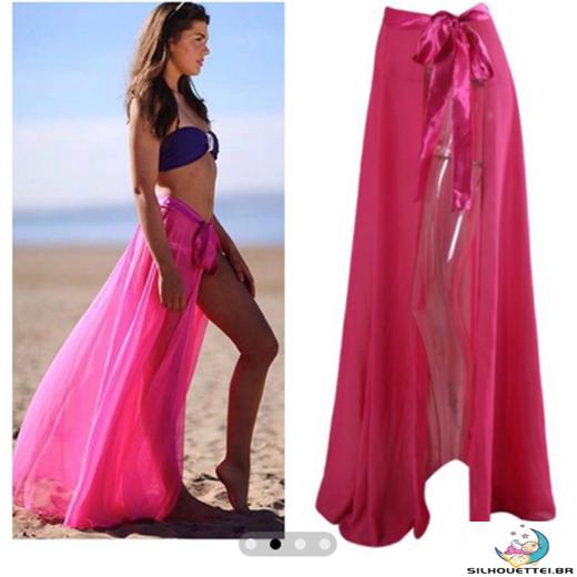 Áo Khoác Ngoài Bikini Che Phủ Váy Mini Dạng Quấn Bằng Vải Sheer 24 Giờ Dành Cho Nữ Mặc Đi Biển