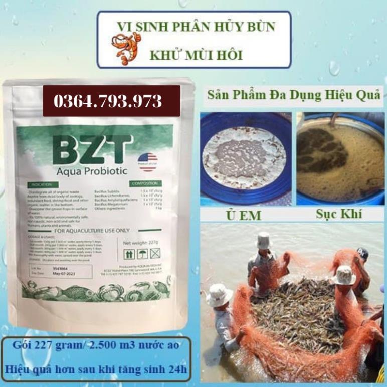 ComBo 2 Gói BZT-BEC⚡ Bộ đôi Vi Sinh Cắt Tảo, Giảm Nhớt Bạt, Xử Lý Đáy, Bùn ao Tôm