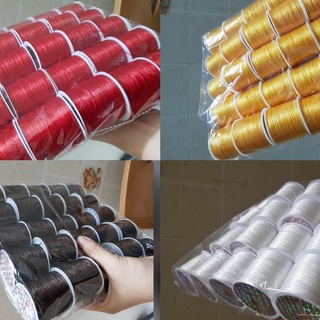 Dây thun xỏ chuỗi hạt 60m một cuộn ,xâu các loại vòng hạt,vòng phong thủy