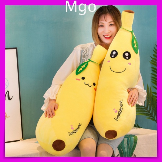 [Siêu ưu đãi] Quả Chuối Nhồi Bông Mềm cao cấp - Gối Ôm Chuối Bông Gấu Bông Qùa Tặng