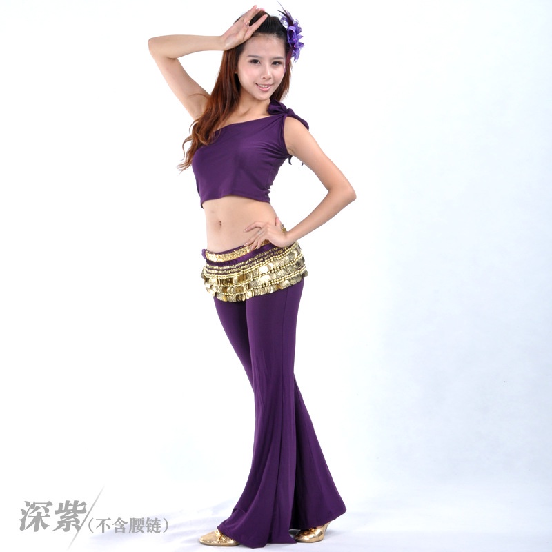 Set áo hở vai + quần dài tập múa bụng | BigBuy360 - bigbuy360.vn
