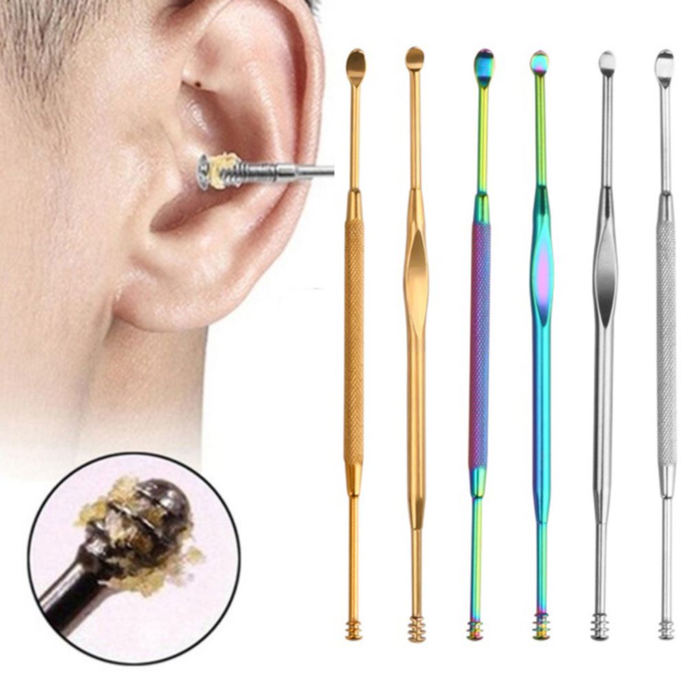[Hàng mới về] Dụng cụ lấy ráy tai bằng thép không gỉ đa năng cao cấp