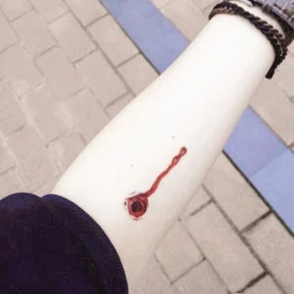 Hình xăm dán chủ đề halloween 10x6cm