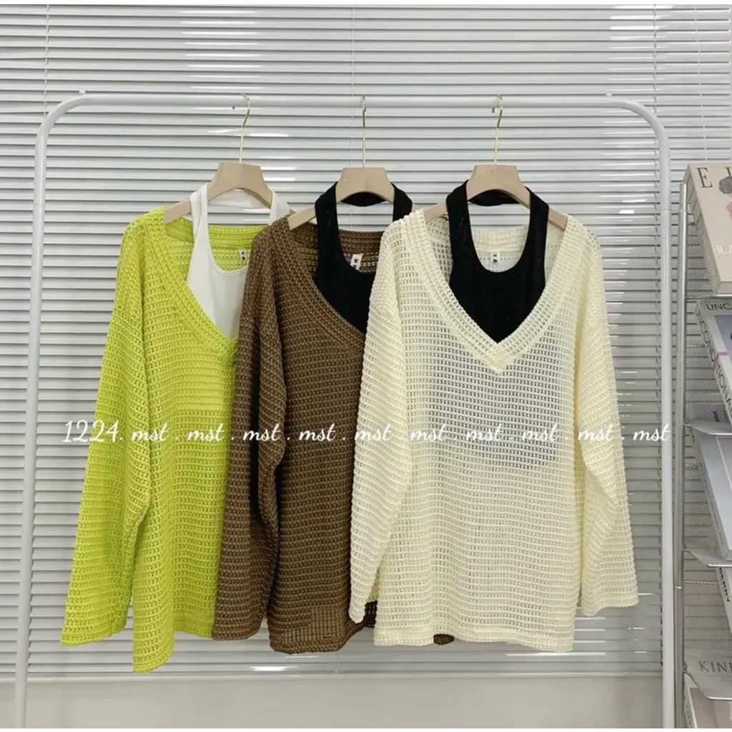 Set áo lưới 2 chi tiết siêu xinh Lizhouse