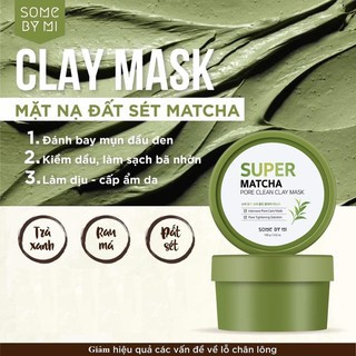 [Chính Hãng] Mặt Nạ Đất Sét Some By Mi Super Matcha Pore Clean Clay Mask 100g  - Bebeau Skin Shop