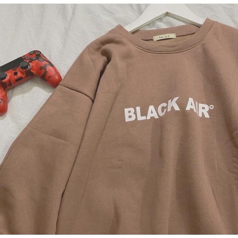 ÁO SWEATER NỈ BLACK AIR MÀU NÂU BE TAY BỒNG FREESIZE, ÁO SWEATER UNISEX NAM NỮ CÁ TÍNH DT91 | BigBuy360 - bigbuy360.vn