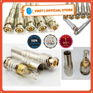 Jack BNC Lò Xo / BNC F5 lõi đồng nối cáp đồng trục dành cho Camera mới 100% VNET - BNC01