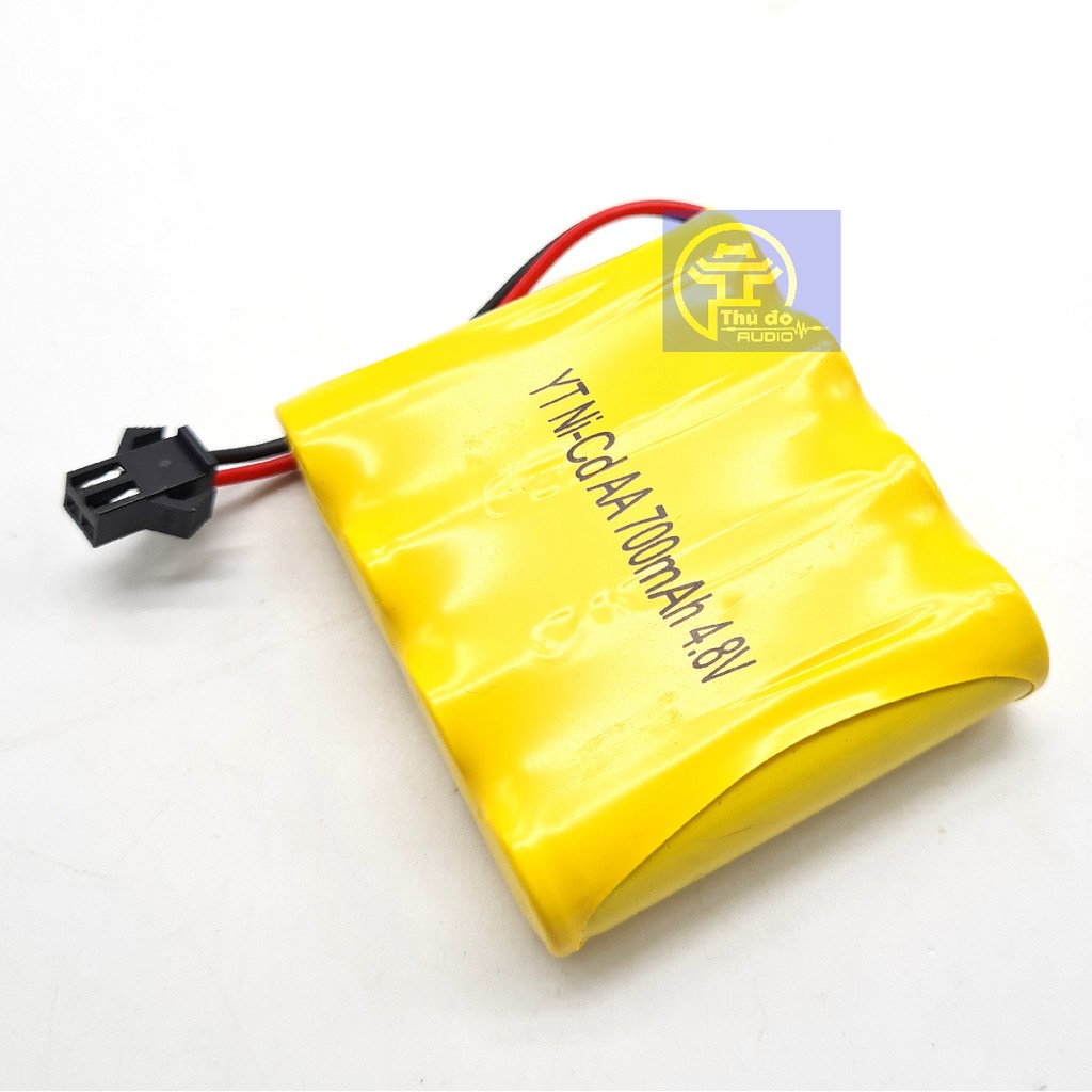 Pin sạc Ni-Cd 4.8v và 3.6v dung lượng 700mah dùng cho xe điều khiển cổng nối SM có bán kèm cáp sạc chân USB