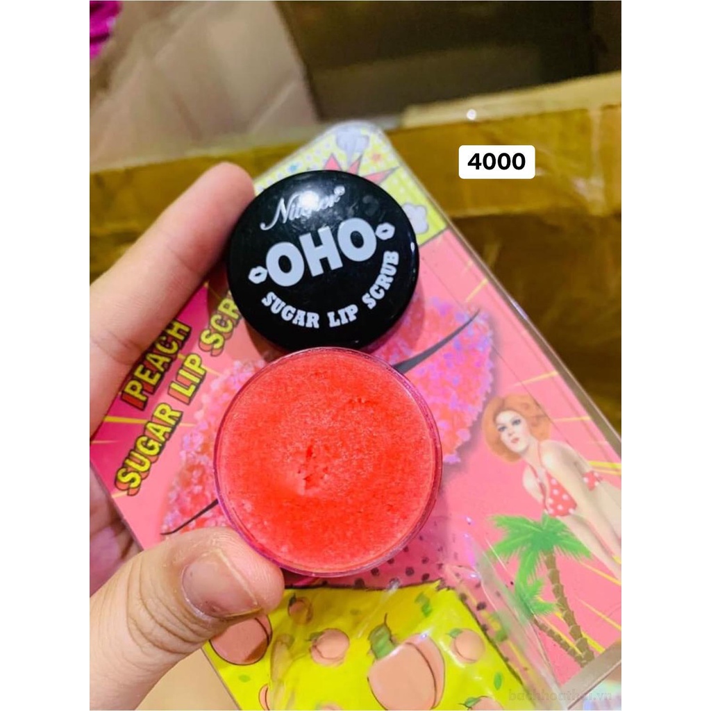 Tẩɏ tế bào chết môi Nitcher OHO Sugar Lip Scrub Thái Lan