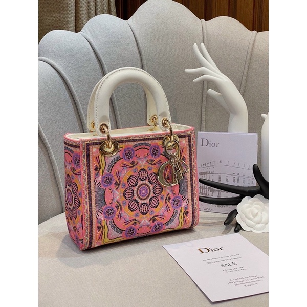 ✅Túi CD LADY HOẠ TIẾT - size 23x21 - Chuẩn SPSL[Fullbox]