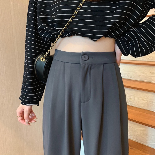 Mẫu mới) Quần baggy khoá chân siêu hot
