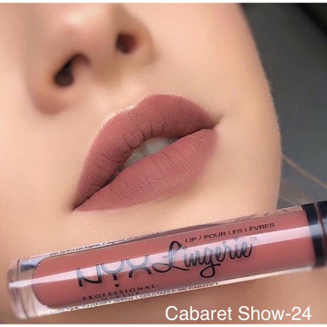 Son kem lì Lingerie Liquid Matte Lipstick Cabaret Show