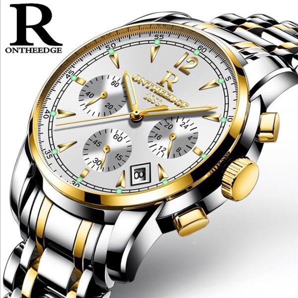 [Gía Sỉ] ĐỒNG HỒ NAM RONTHEEDGE CAO CẤP CHẠY FULL 6 KIM
