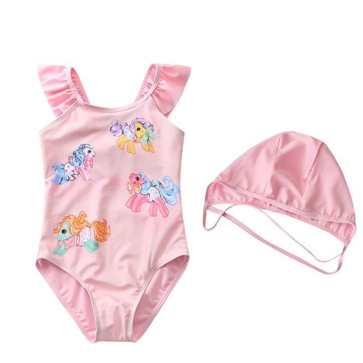 Bộ đồ bơi cánh tiên liền thân cho bé gái từ 1 đến 9 tuổi