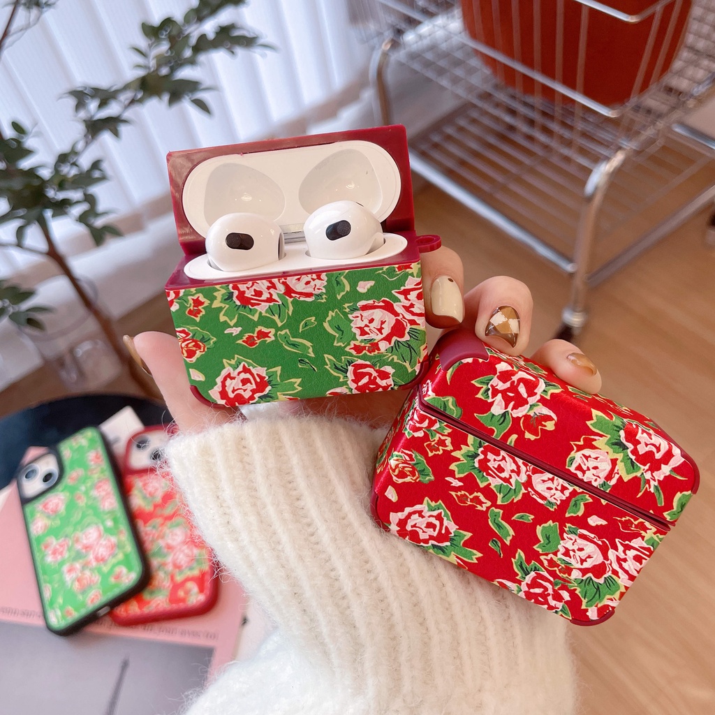 Vỏ Bảo Vệ Hộp Đựng Tai Nghe compatible AirPods 3 2 3rd + Hộp Đựng Tai Nghe compatible AirPods2Gelinas3