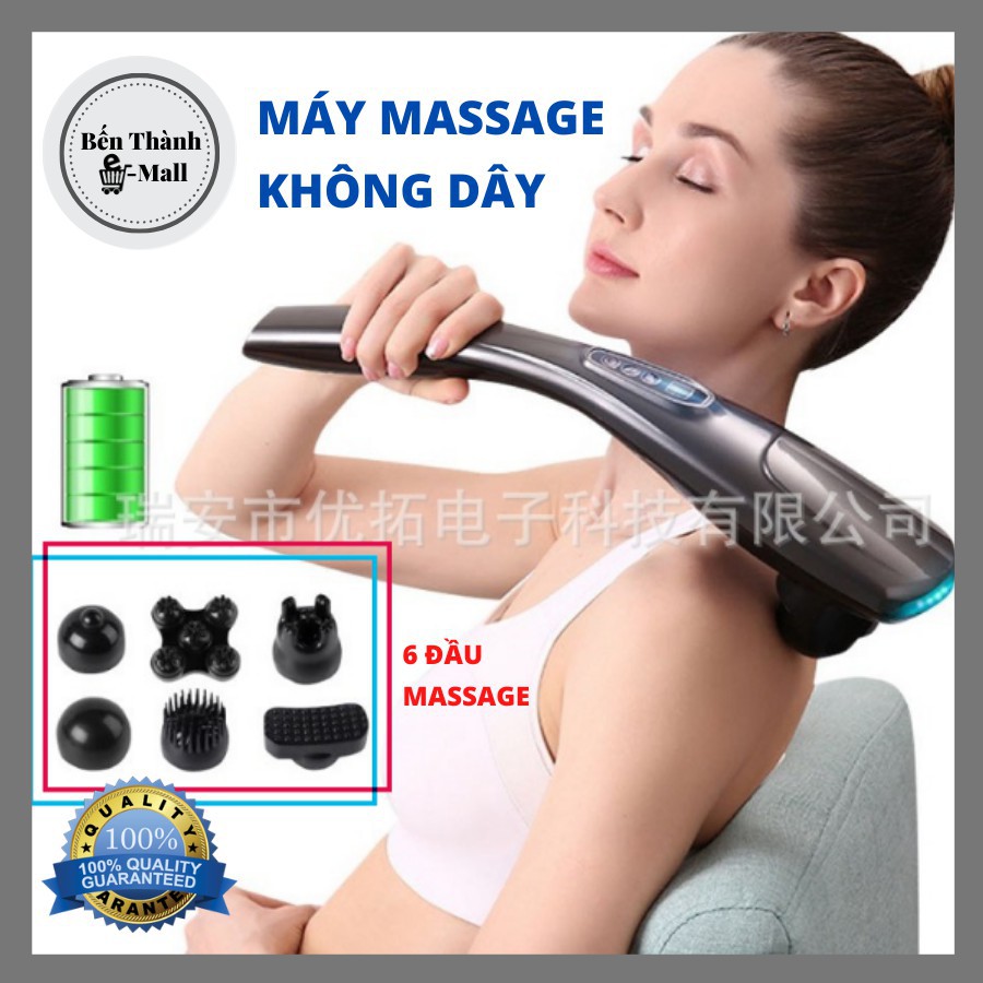 Máy massage cầm tay - Máy Massage Cầm Tay Đa Năng LIKETECH, MCT-605,  giảm đau ở cổ, vai, lưng..., bảo hành 12T