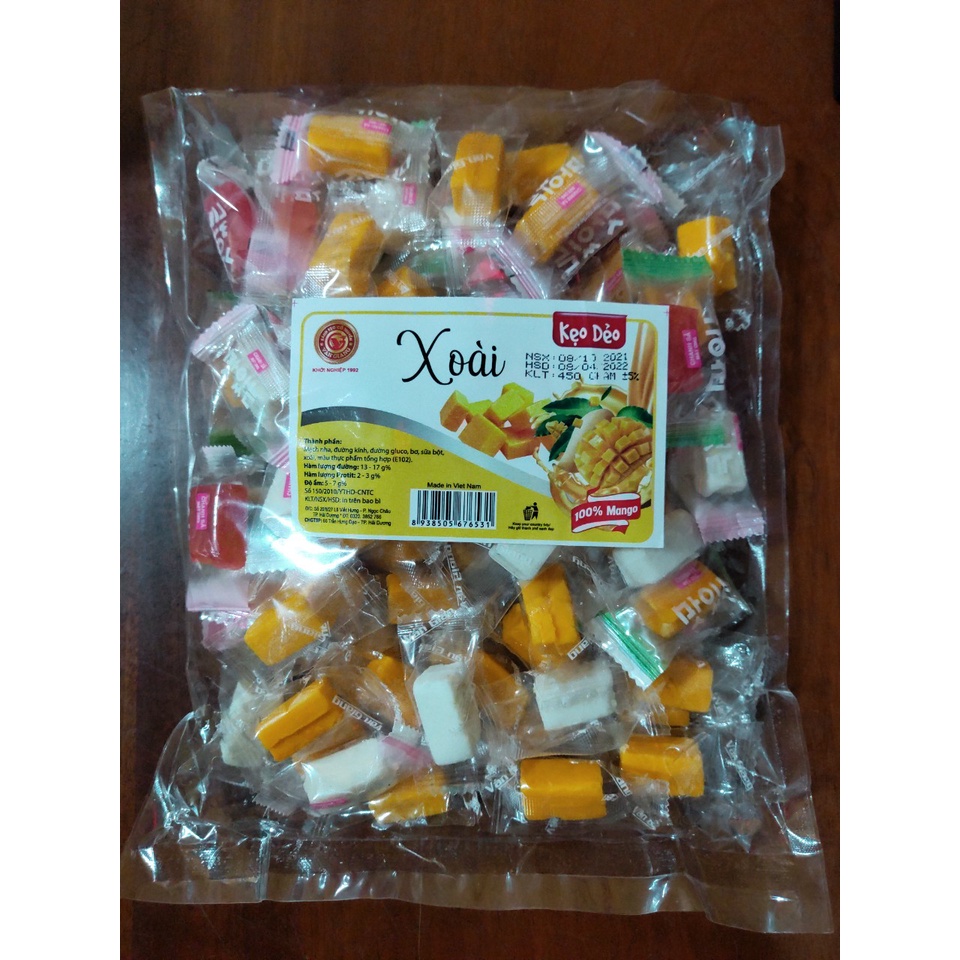 Kẻo dẻo vị xoài Vân Giang 450G