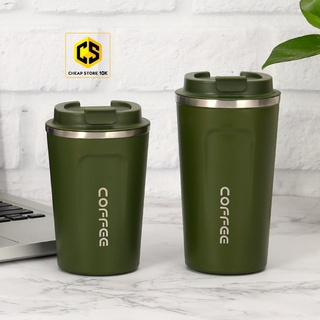 Cốc cà phê giữ nhiệt Coffee Holic 380m-500ml, ly giữ nhiệt, cheapstore10k