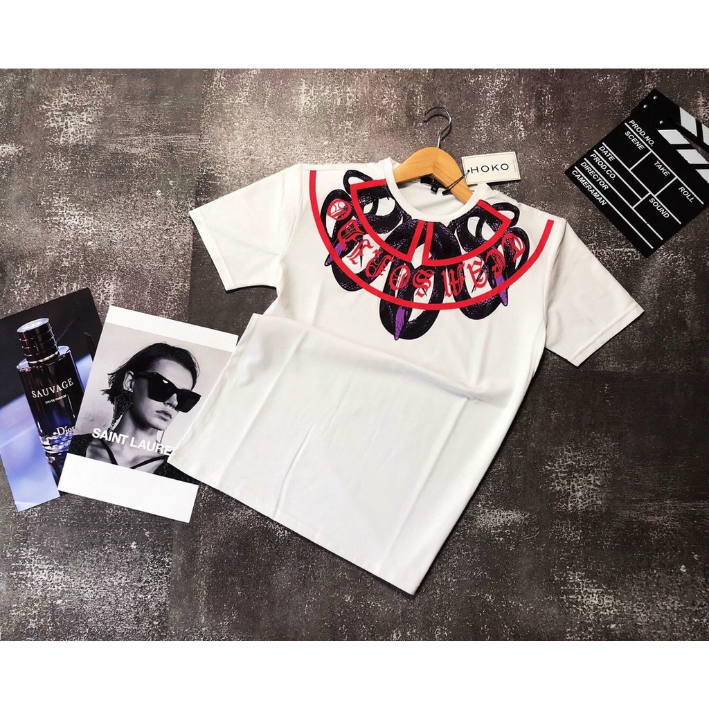 Áo thun nam cổ tròn Depstyle chất liệu cotton co giản mát mẻ