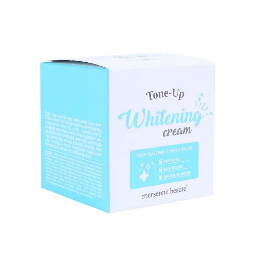 [Hàng Chính Hãng_Date 2022] Kem dưỡng trắng da Mersenne Beaute Tone - Up Whitening Cream 50g