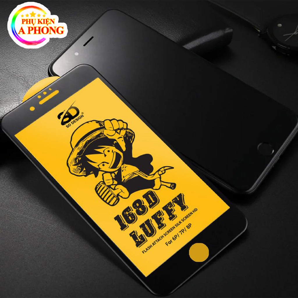 [Mua 5 giá sỉ] Cường lực iPhone 168D chính hiệu LUFFY - SD ip 6/6splus/7/7plus/8/8plus/x/xr/Xsmax/11promax/12/12promax