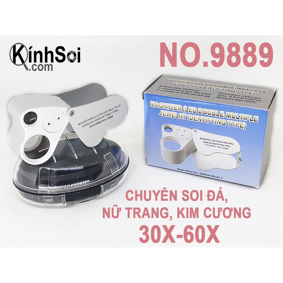 Kính soi 30x - 60x chuyên dụng soi đá quý, kim cương, nữ trang 9889