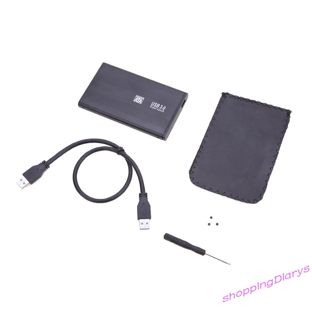 Hộp Nhôm Đựng Ổ Cứng Ngoài Usb 3.0 SATA 2.5 "inch HD HDD | BigBuy360 - bigbuy360.vn