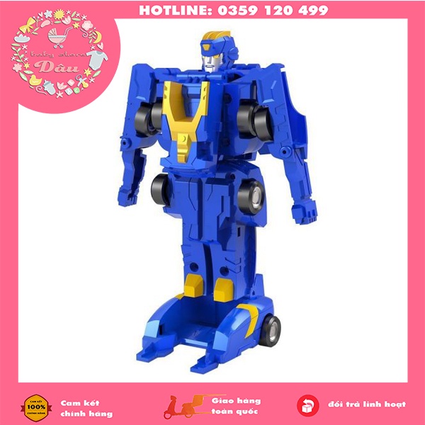 Xả kho đồ chơi robot biến hình, oto, máy bay biến hình cho trẻ - Unite 2 Blast xanh/đỏ