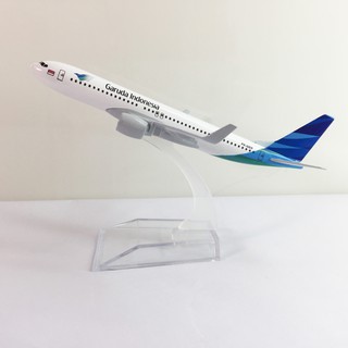 Mô hình máy bay Boeing 737 kim loại dòng Boeing 16cm món quà tặng mô hình tĩnh die-cast trưng bày sưu tập trang trí bàn